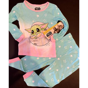 Girls 4 pc pajama set 2T Star Wars